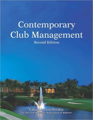 Book Contemporary Club Management with Answer Sheet (AHLEI) (2nd Edition) free