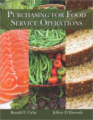 Book Purchasing for Food Service Operations with Answer Sheet (AHLEI) (AHLEI - Hospitality Purchasing / Inventory) free