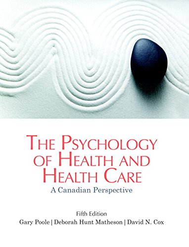 Book The Psychology of Health and Health Care: A Canadian Perspective (5th Edition) free