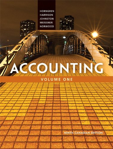 Book Accounting, Volume 1, Ninth Canadian Edition with MyAccountingLab (9th Edition) free