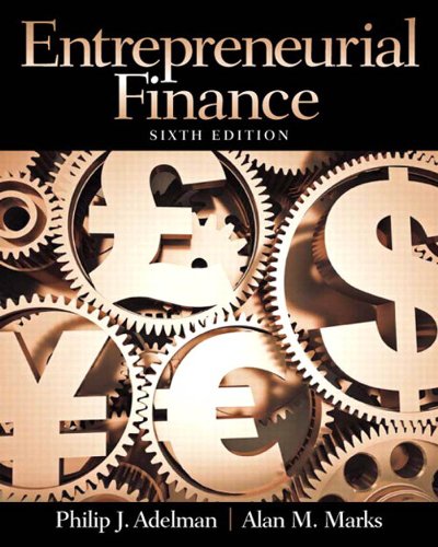 Book Entrepreneurial Finance (2-downloads): Entrepreneurial Finance_6 free
