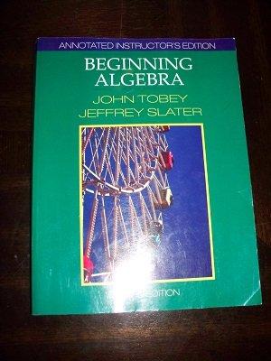 Book Beginning Algebra: Annotated Instructor's Edition free