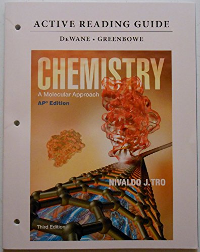 Book Active Reading Guide for AP Chemistry: A Molecular Approach Third Edition free
