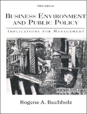 Book Business Environment and Public Policy: Implications for Management free