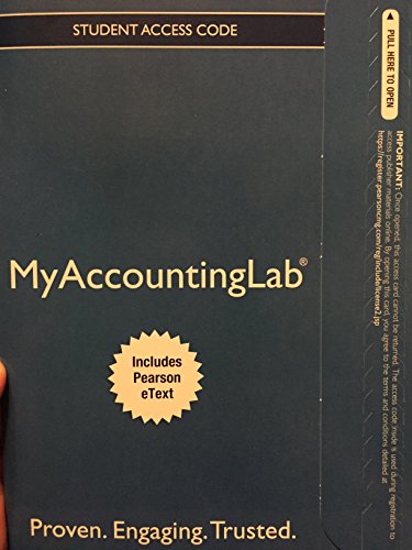 Book NEW MyAccountingLab with Pearson eText -- Access Card -- for Accounting Information Systems (12th Edition) free