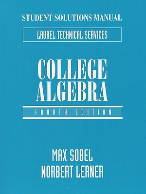 Book Student Solutions Manual for College Algebra free