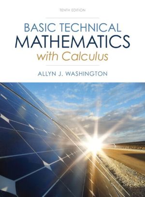 Book Basic Technical Mathematics with Calculus (10th Edition) free