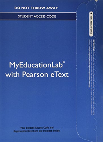 Book NEW MyEducationLab with Pearson eText -- Standalone Access Card -- for Classroom Assessment: What Teachers Need to Know free