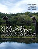Book Strategic Management and Business Policy: Globalization, Innovation and Sustainablility (14th Edition) free