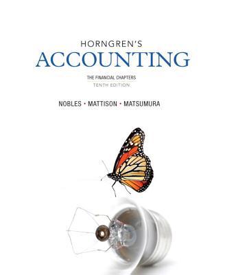 Book Horngren's Accounting, The Financial Chapters and NEW MyAccountingLab with eText -- Access Card Package (10th Edition) free