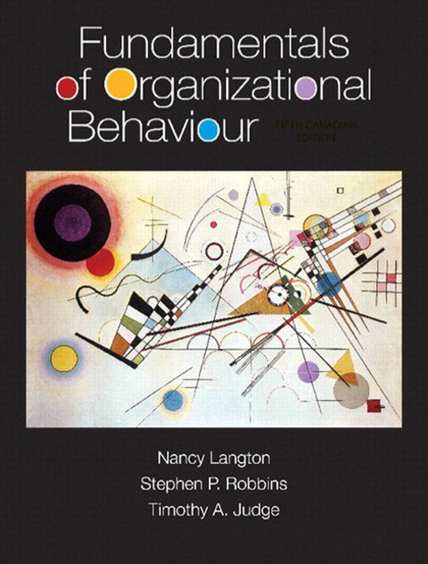 Book Fundamentals of Organizational Behaviour, Fifth Canadian Edition, free