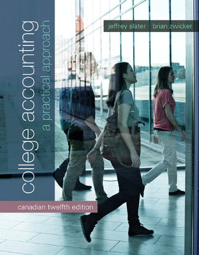 Book College Accounting: A Practical Approach, Twelfth Canadian Edition (12th Edition) free