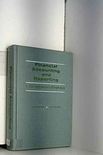 Book Financial Accounting and Reporting: A Contemporary Emphasis free