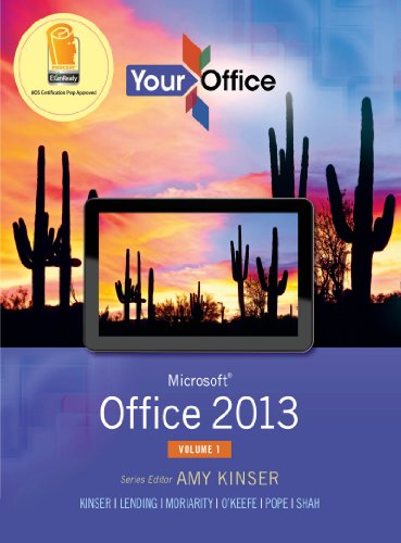 Book Your Office: Microsoft Office 2013, Volume 1 (2-downloads) (Your Office for Office 2013) free
