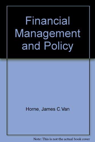 Book FINANCIAL MANAGEMENT POLICY free