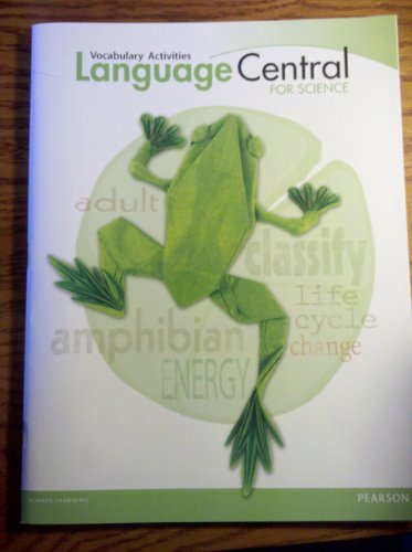 Book Language Central for Science, Vocabulary Activities, Grade 4 free