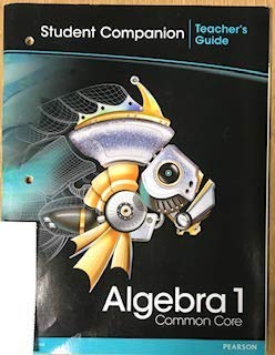 Book Algebra 1, Teacher's Guide for the Student Companion, Common Core Edition, 9780133185607, 0133185605, 2012 free