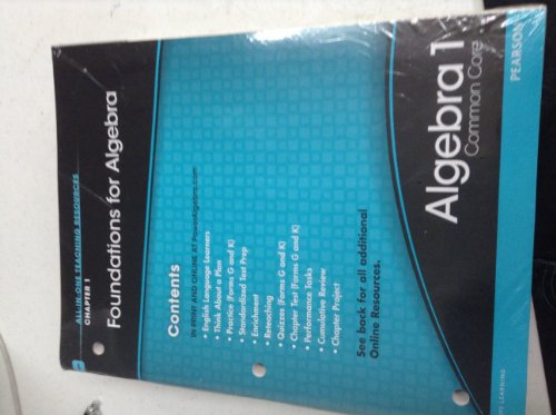 Book Foundations for Algebra, Algebra 1 All-in-One Teaching Resources free