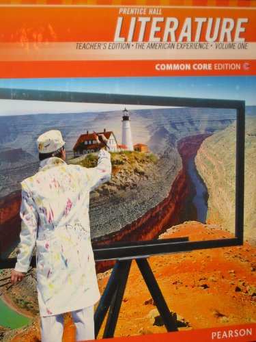 Book Prentice Hall Literature: The American Experience, Vol. 1, Teacher's Edition, Common Core Edition free