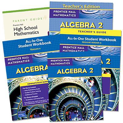 Book Prentice Hall High School 2009 Algebra 2 Home School Bundle Kit Grade 9/12 free