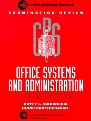 Book CPS Examination Review Office Systems and Administration free