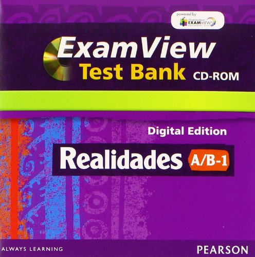 Book REALIDADES 2014 EXAMVIEW COMPUTER TEST BANK WITH CD-ROM LEVEL A/B/1 free