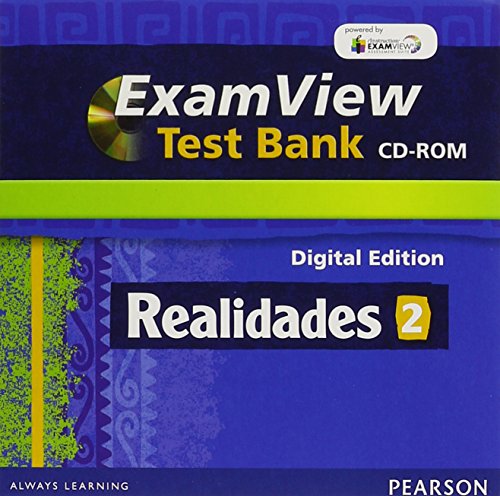 Book REALIDADES 2014 EXAMVIEW COMPUTER TEST BANK WITH CD-ROM LEVEL 2 free