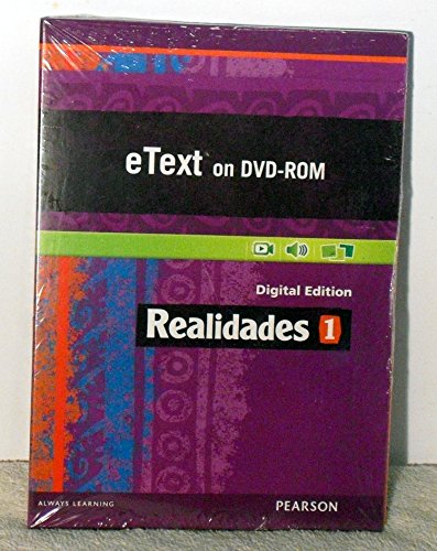 Book REALIDADES 2014 STUDENT EDITION ETEXT DVDROM LEVEL 1 free