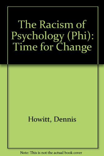 Book The Racism of Psychology: Time for Change free
