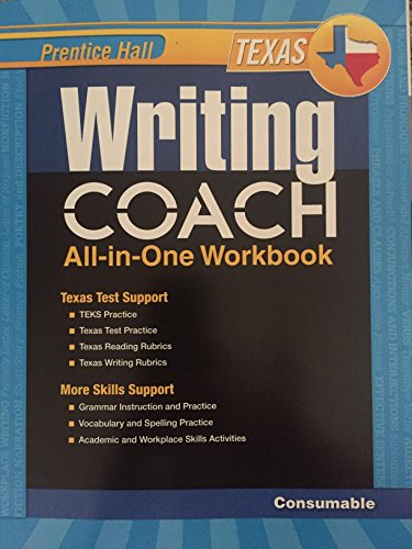 Book Prentice Hall Writing Coach All-in-One Workbook, Texas Grade 7 free