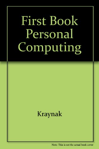 Book First Book Personal Computing free