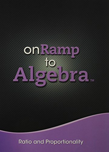 Book ONRAMP TO ALGEBRA 2013 STUDENT EDITION PACK GRADES 7/9 free