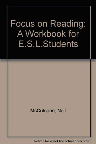 Book Focus on Reading: A Workbook for Esl Students free