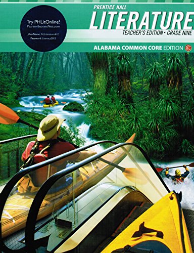 Book Prentice Hall Literature Teacher's Edition Grade 10 - Alabama Edition free