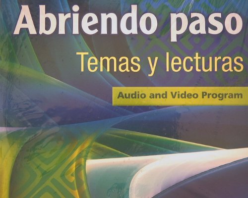 Book ABRIENDO PASO LECTURA 2014 AUDIO PROGRAM DVD GRADE 12 free
