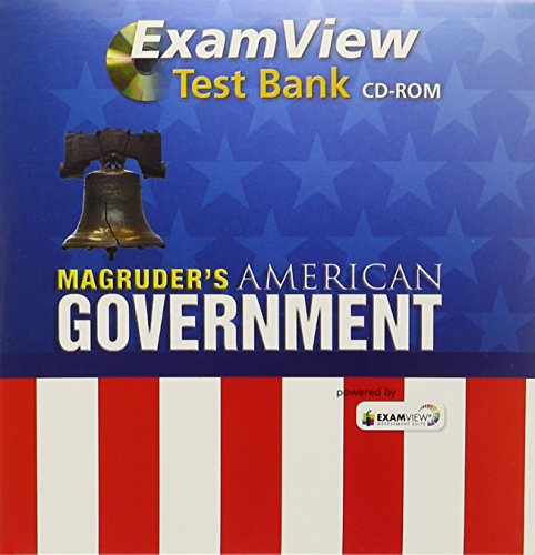 Book Magruder's American Government 2013 English Examview Computer Test Bank Grade 12 free