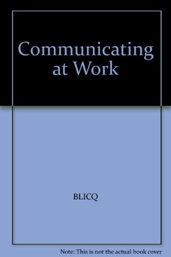 Book Communicating at Work free