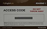Book MyLab English Reading 1 (Student Access Code) free