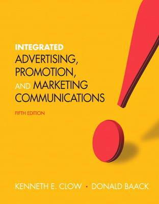 Book Integrated Advertising, Promotion, and Marketing Communications free