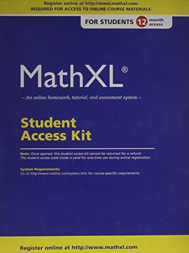 Book Mathxl Standalone Access Card free