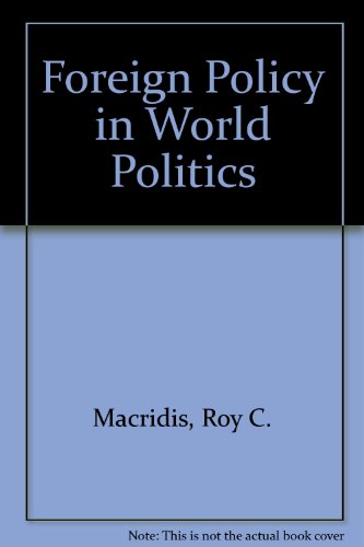 Book Foreign Policy In World Politics free