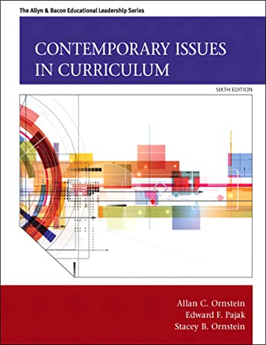 Book Contemporary Issues in Curriculum (2-downloads) (Allyn & Bacon Educational Leadership) free