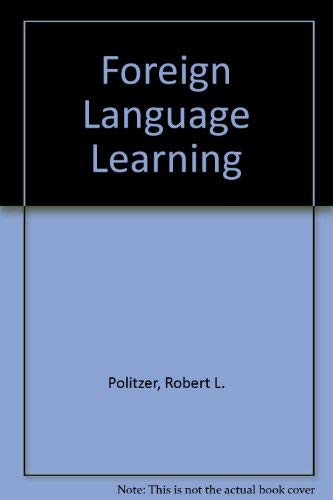 Book Foreign language learning;: A linguistic introduction free
