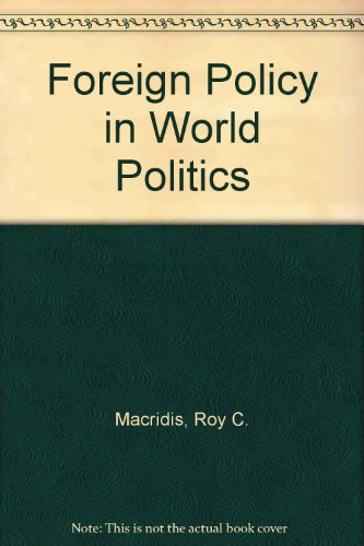 Book Foreign policy in world politics free