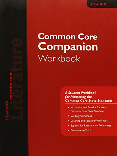 Book Pearson Literature 2015 Common Core Companion Workbook Grade 08 free
