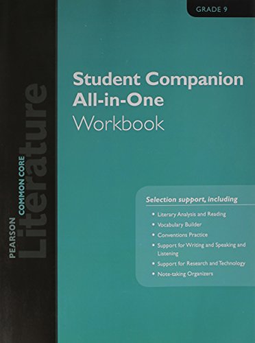 Book PN LITERATURE 2015 COMMON CORE STUDENT COMPANION ALL-IN-ONE WORKBOOK    GRADE 09 free