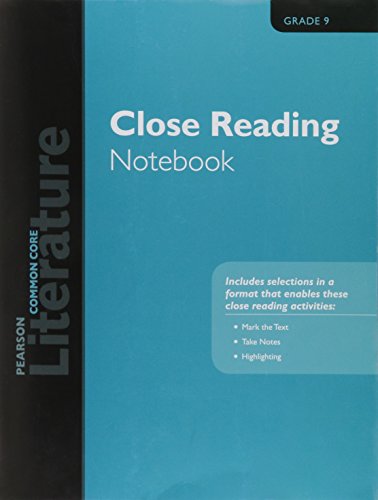 Book PN LITERATURE 2015 COMMON CORE CLOSE READING NOTEBOOK GRADE 09 free