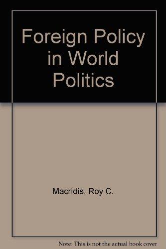 Book Foreign Policy In World Politics free