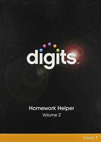 Book DIGITS HOMEWORK HELPER VOLUME 2 GRADE 7 free