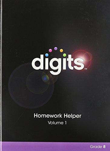 Book DIGITS HOMEWORK HELPER VOLUME 1 GRADE 8 free